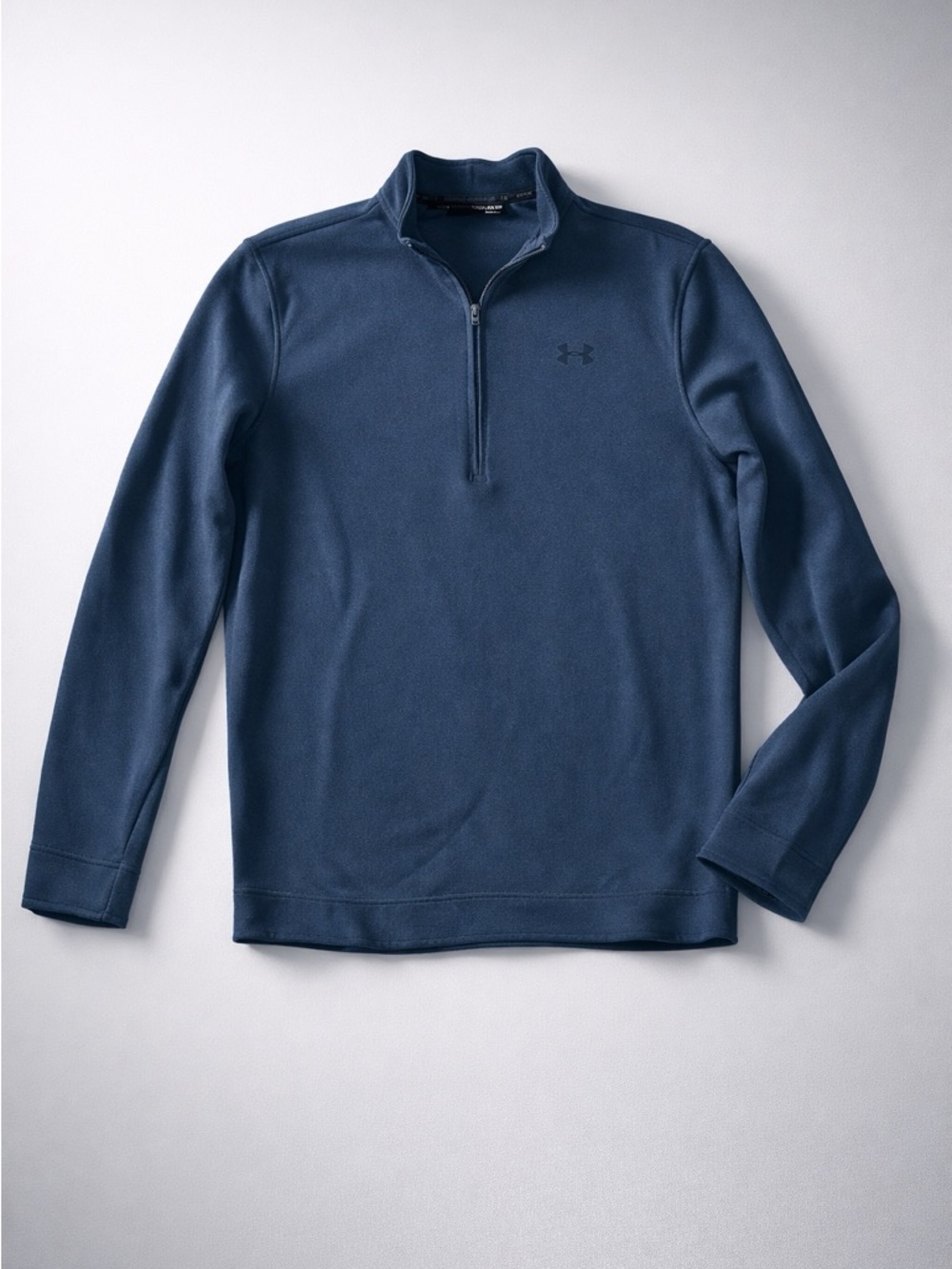 Under Armour Men's Navy Blue Quarter-Zip Sweater #underarmour #sweater